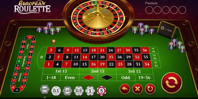 Lựa chọn cửa cược Roulette hợp lý