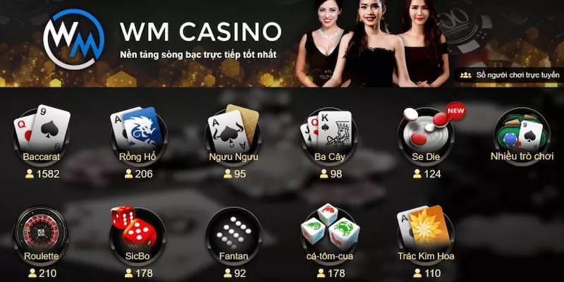 WM Casino là nhà phát hành game trực tuyến có nguồn gốc tại Philippines