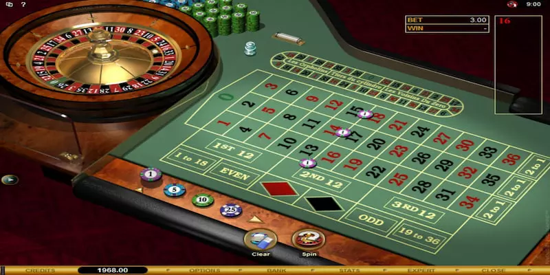 Trò chơi Roulette với luật chơi đơn giản và phần thưởng giá trị